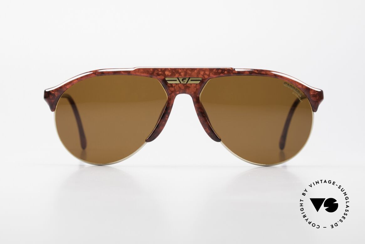 Carrera 5444 Wide Aviator Sunglasses 90's, everlasting Optyl-frame (shines like just produced), Made for Men