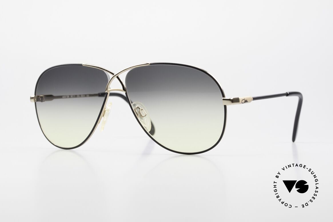 Cazal 728 Designer Aviator Sunglasses, legendary aviator design from the 80's by Cazal, Made for Men and Women