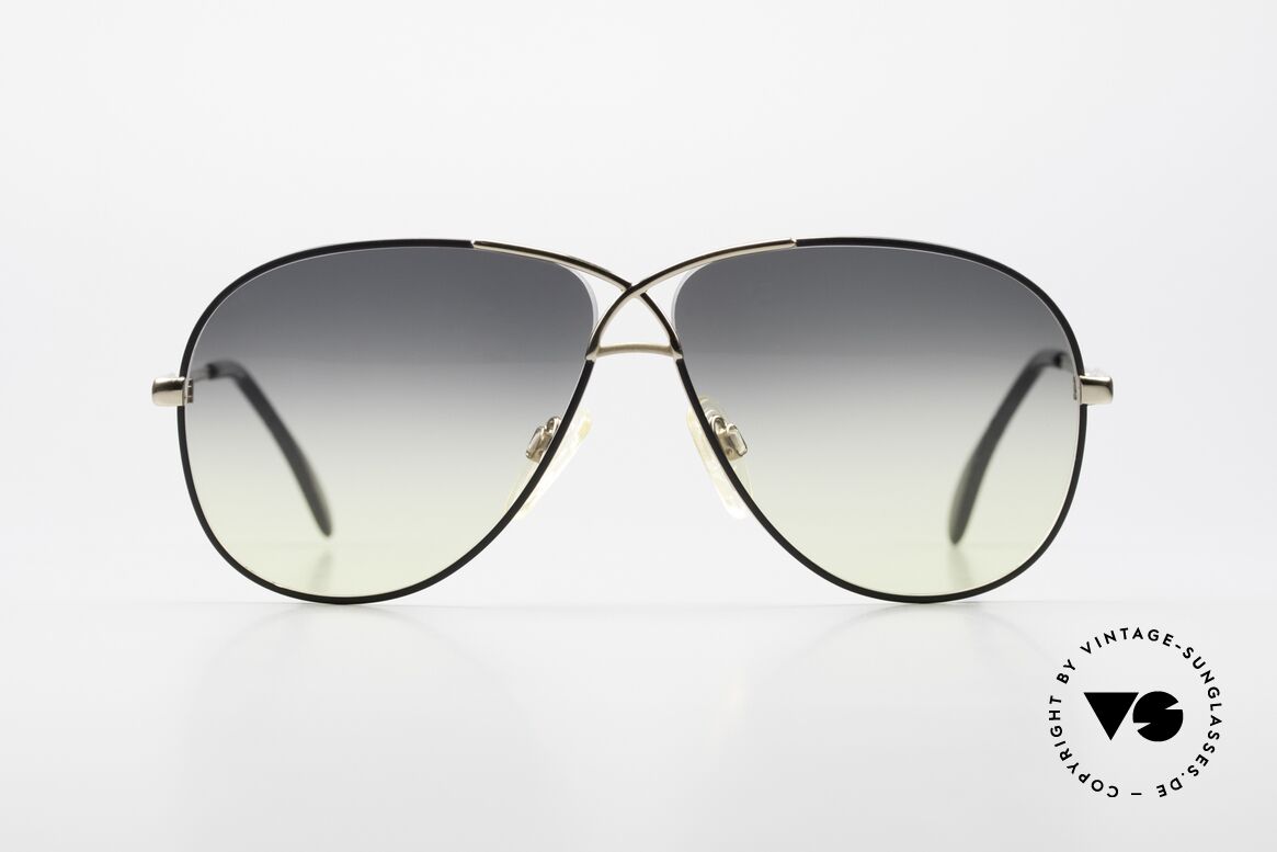 Cazal 728 Designer Aviator Sunglasses, CAZAL's response to the Ray-Ban 'Large Metal', Made for Men and Women