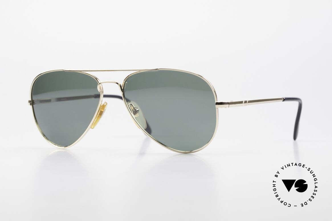 Sunglasses Henry Jullien Dakota Gold Filled Aviator Frame 80's