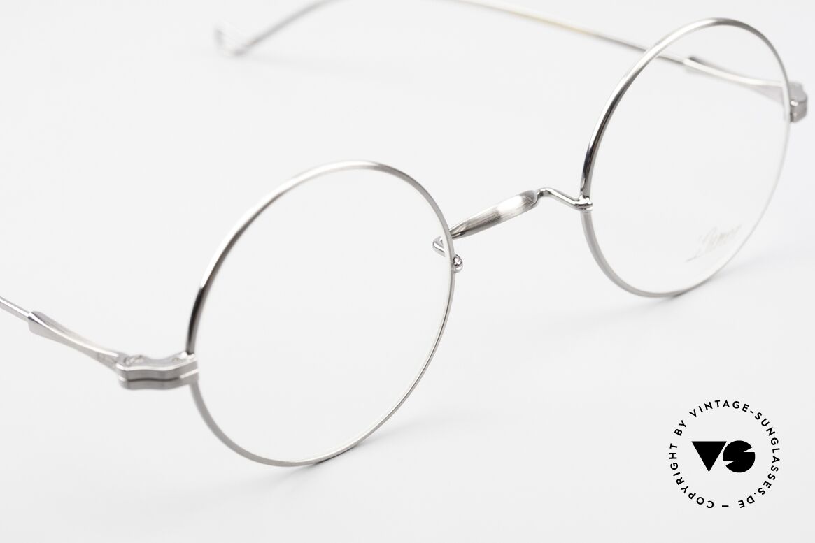 Lunor II 23 Round Frame Antique Silver, a timeless, unworn RARITY for all lovers of quality, Made for Men and Women