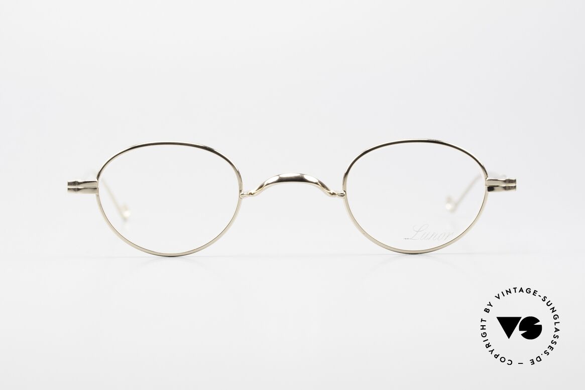 Lunor II 03 XS Unisex Frame Gold Plated, GOLD-plated and with anatomically adaptable temples, Made for Men and Women