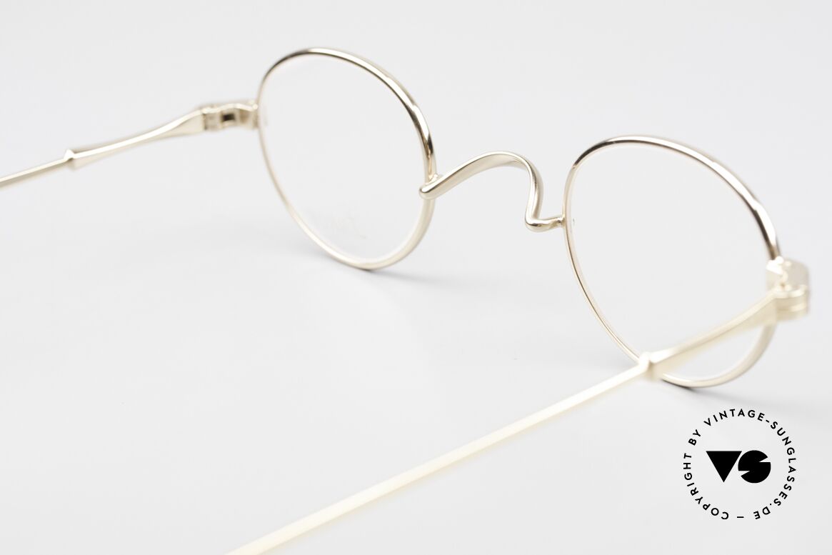 Lunor II 03 XS Unisex Frame Gold Plated, Size: extra small, Made for Men and Women