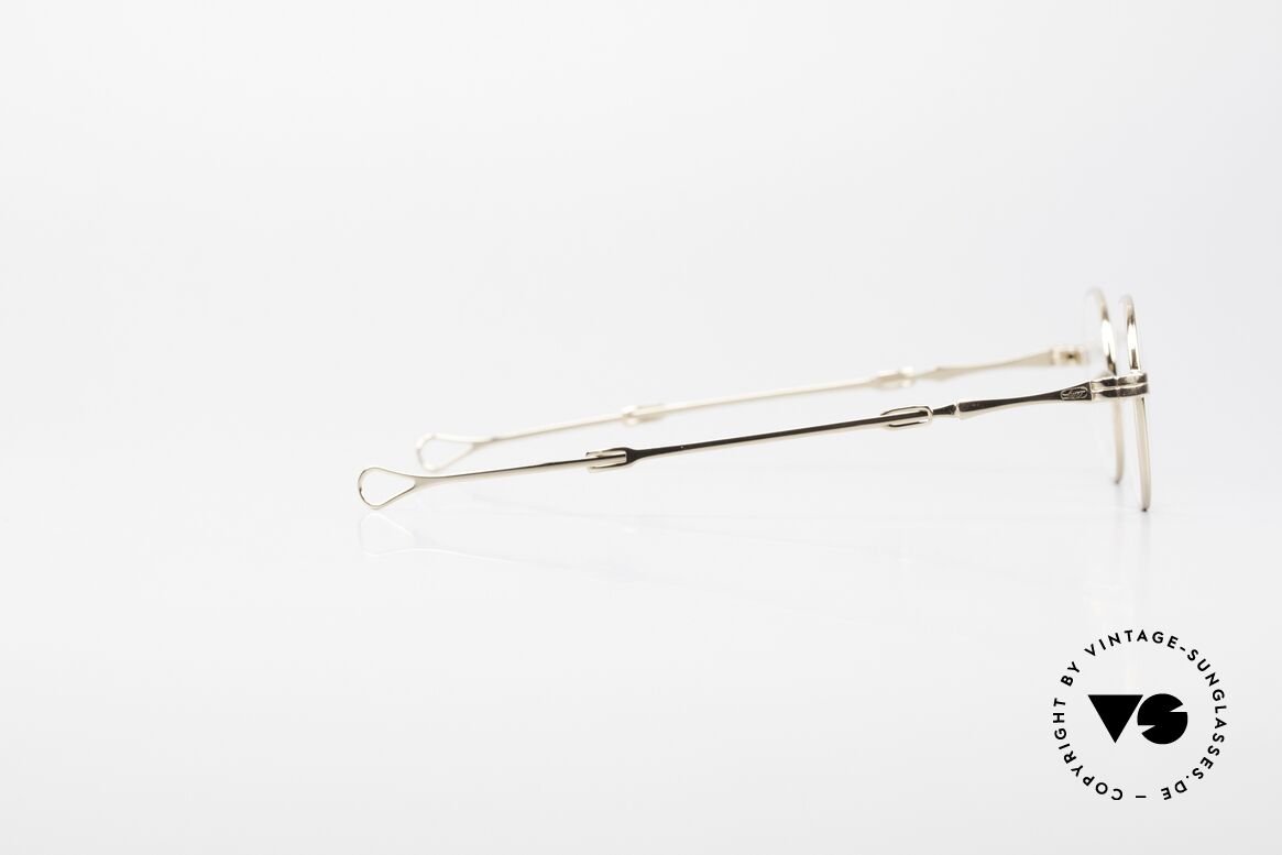 Lunor I 20 Telescopic Sliding Temples Gold Plated, unworn rarity from app. 1999, GOLD-PLATED finish, Made for Men and Women