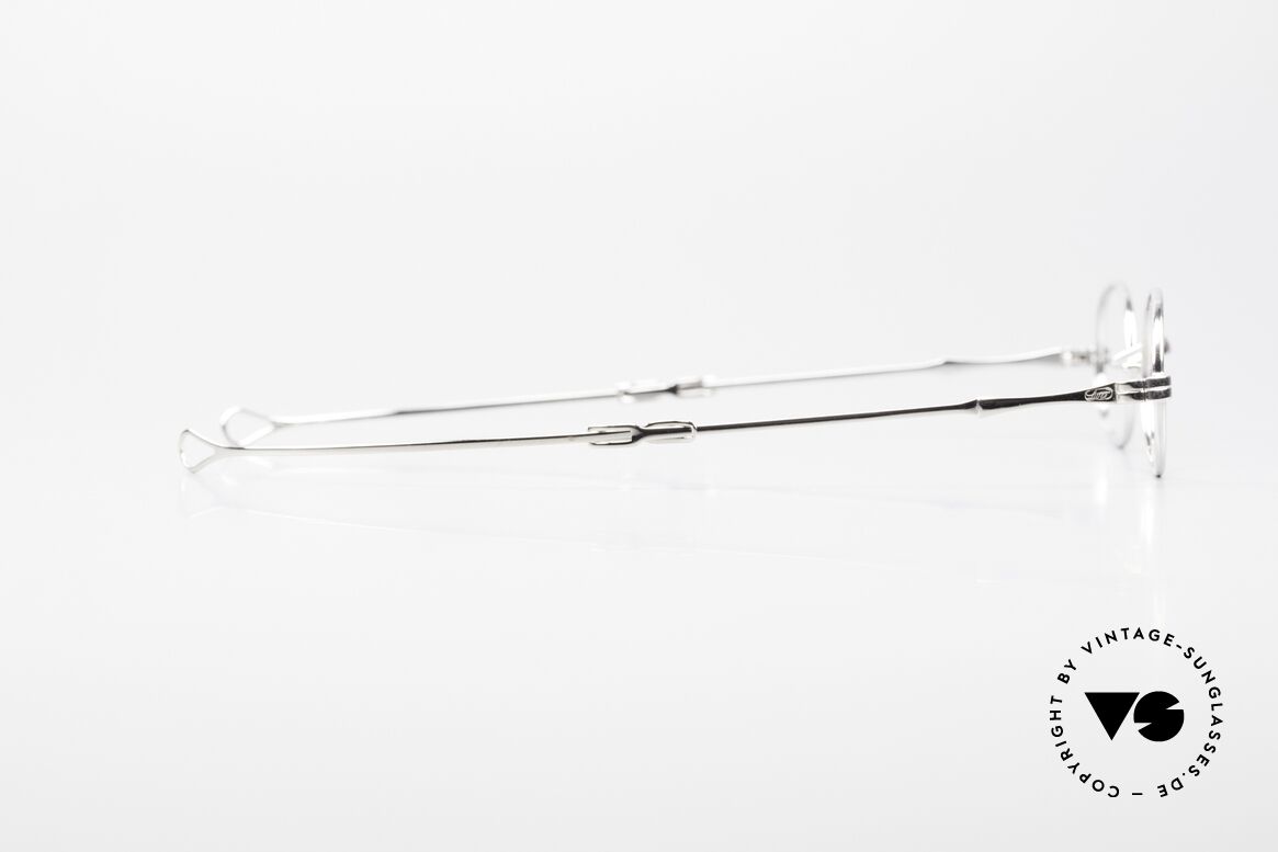 Lunor I 08 Telescopic Oval Frame Platinum Plated, Size: small, Made for Men and Women