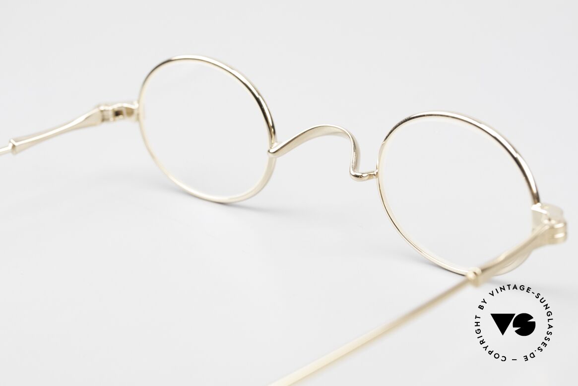 Lunor II 04 Oval XS Frame Gold Plated, Size: extra small, Made for Men and Women
