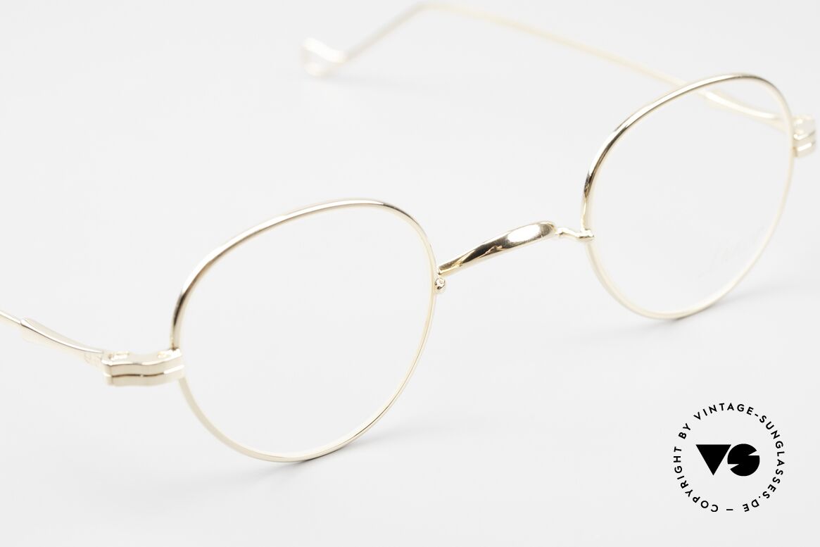 Lunor II 15 Old Panto Frame Gold Plated, unworn single item (for all lovers of quality), true rarity, Made for Men and Women