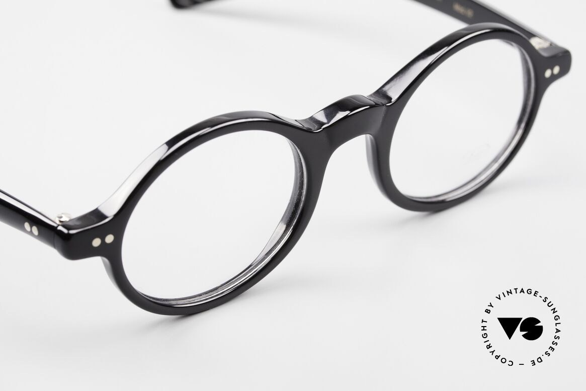 Lunor A52 Oval Eyeglasses Black Acetate, unworn (like all our beautiful Lunor frames & sunglasses), Made for Men and Women