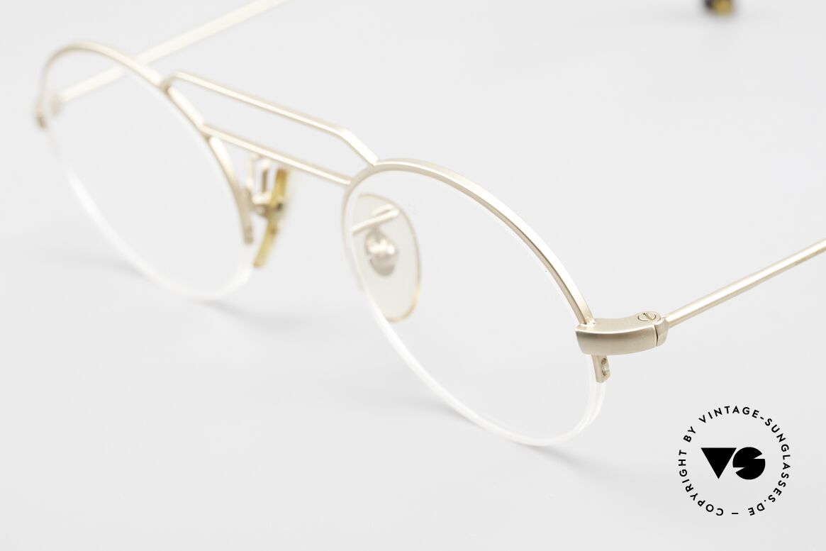 W Proksch's M5/13 90's Semi Rimless Dulled Gold, this old WP ORIGINAL incarnates "classy elegance", Made for Men and Women