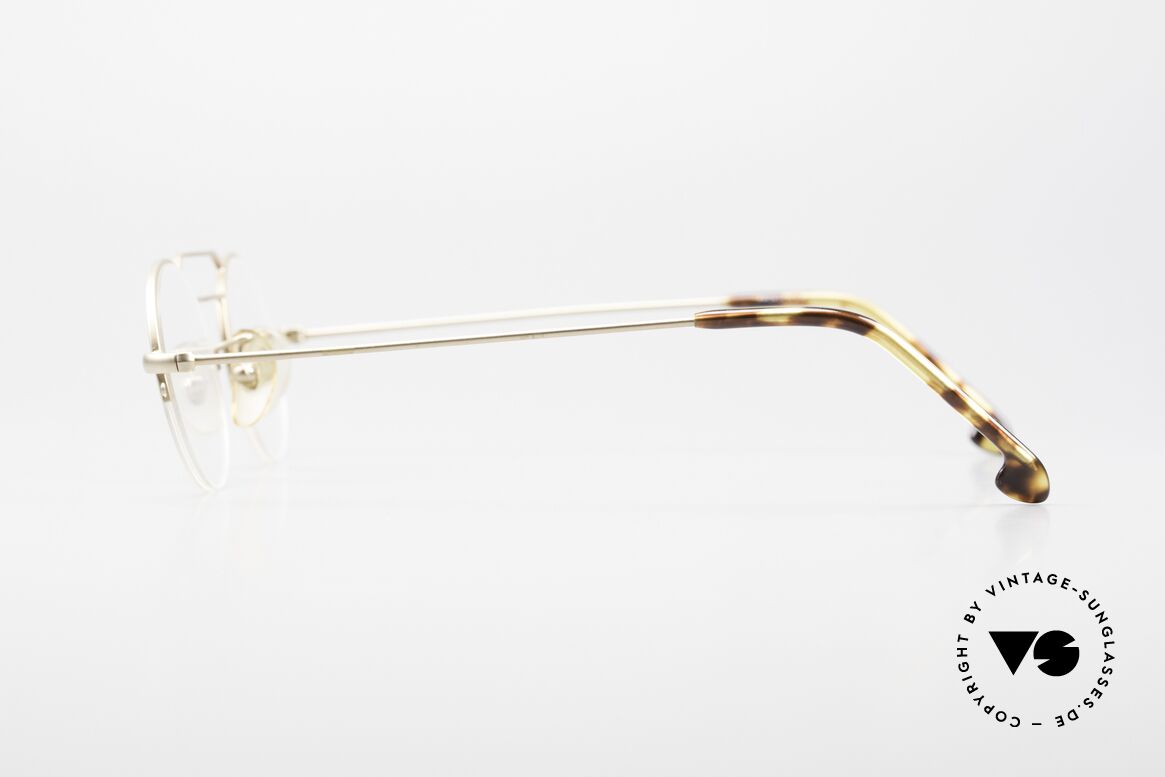 W Proksch's M5/13 90's Semi Rimless Dulled Gold, PROKSCH worked for Oliver Peoples, Paul Smith ..., Made for Men and Women