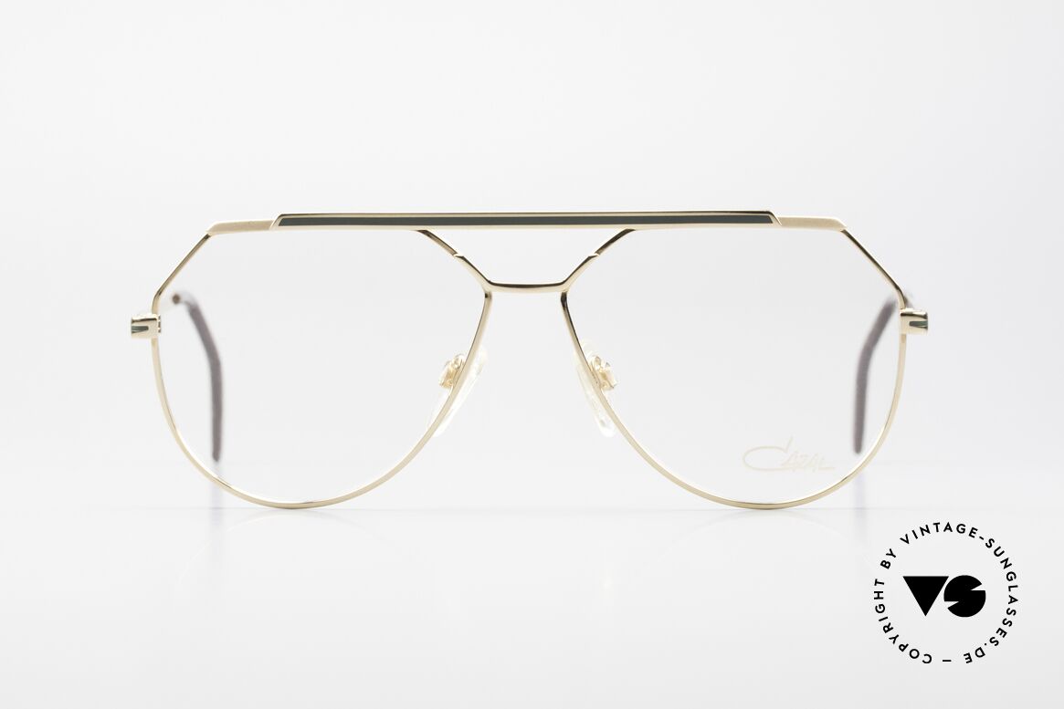 Cazal 733 Old Aviator Eyeglasses Men, delicate double bridge & "aviator" design (truly 80's), Made for Men