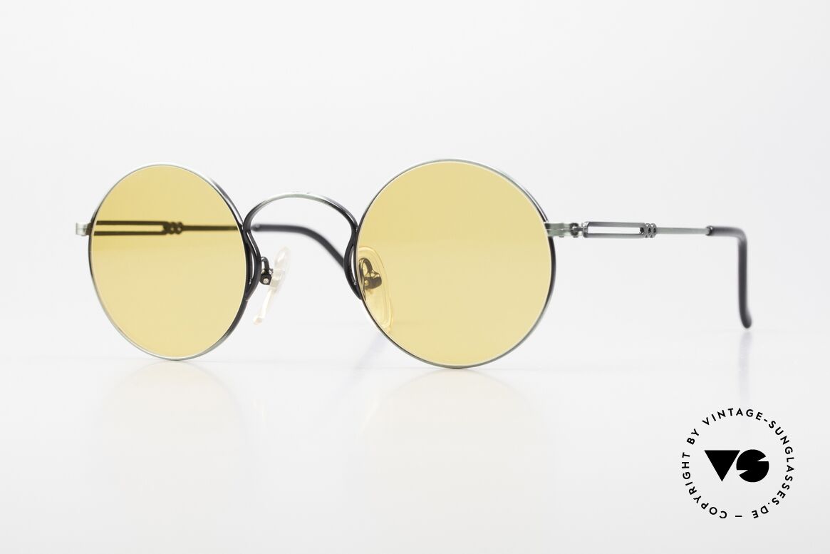 Jean Paul Gaultier 55-0172 Round 90's Vintage Glasses JPG, designer sunglasses by Jean Paul Gaultier from 1994, Made for Men and Women