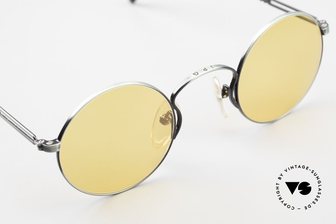 Jean Paul Gaultier 55-0172 Round 90's Vintage Glasses JPG, NO RETRO shades, but an old J.P. Gaultier original, Made for Men and Women