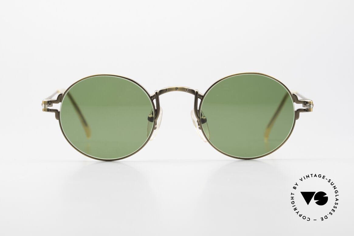 Jean Paul Gaultier 55-3171 Round 90's JPG Sunglasses, noble, round Jean Paul GAULTIER vintage sunglasses, Made for Men and Women Jean Paul Gaultier 55-3171 Round 90's JPG Sunglasses, noble, round Jean Paul GAULTIER vintage sunglasses, Made for Men and Women