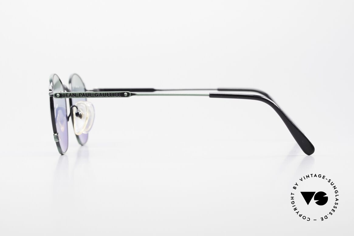 Jean Paul Gaultier 55-0171 90's Panto Designer Sunglasses, NO RETRO shades, but an old J.P. Gaultier ORIGINAL, Made for Men