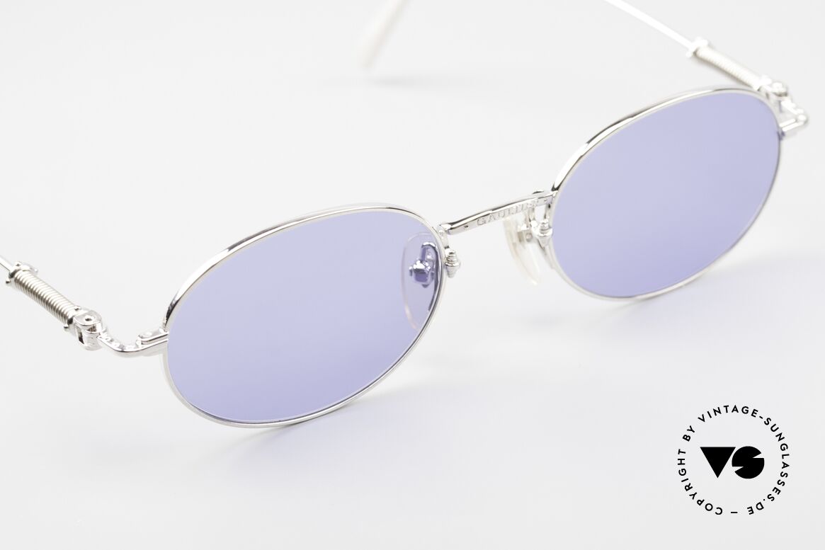 Jean Paul Gaultier 55-6101 Oval Designer Sunglasses 90's, unworn (like all our rare 1990's designer glasses), Made for Men and Women
