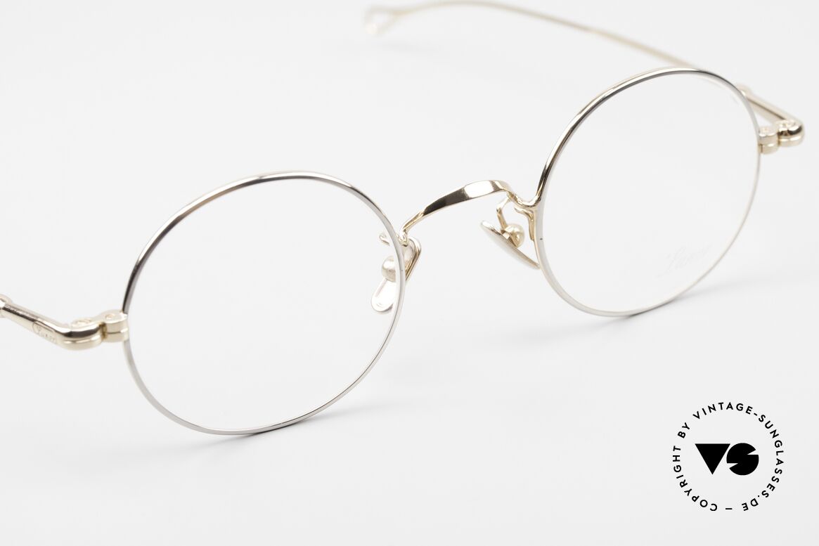 Lunor V 110 Lunor Glasses Round Bicolor, from the 2011's collection, but in a well-known quality, Made for Men and Women