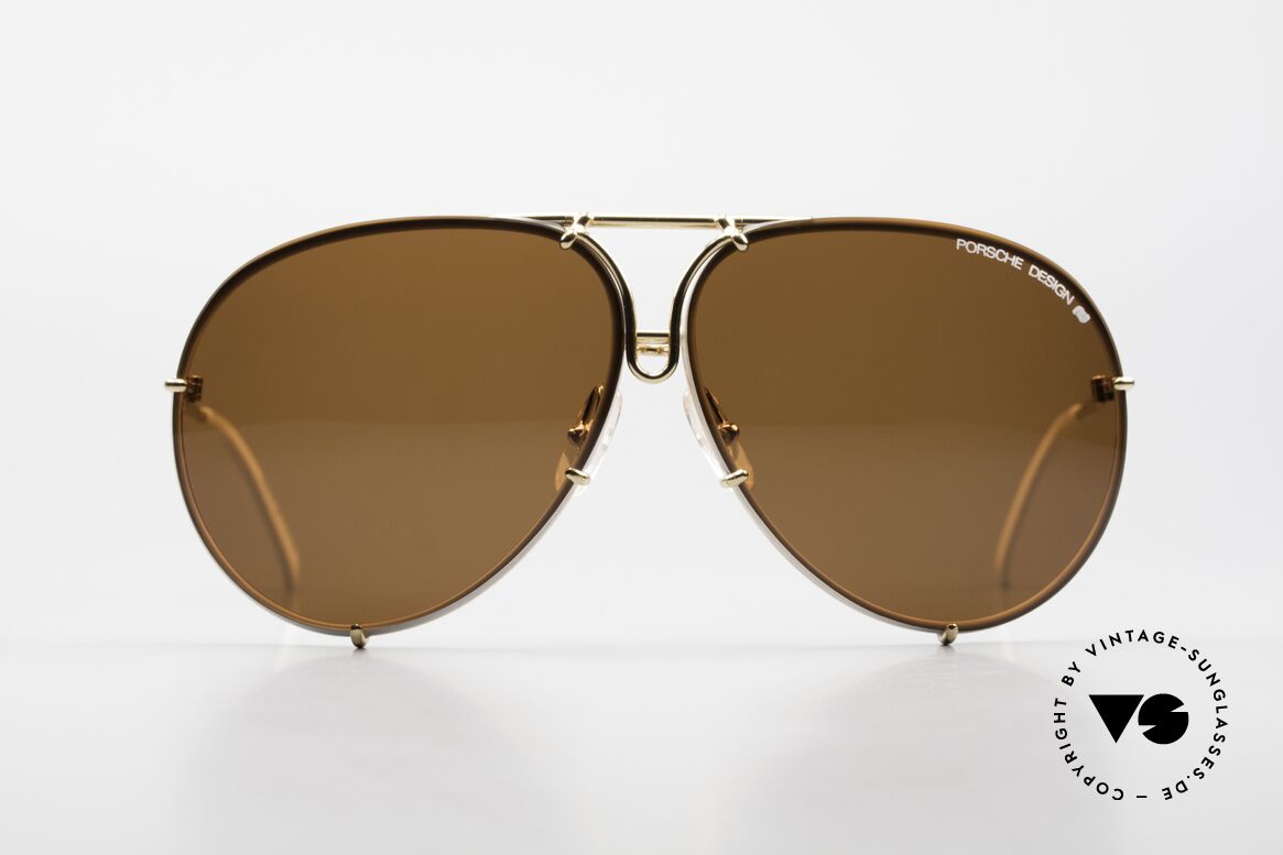 Porsche 5623 Special Edition Vintage Shades, LIMITED SPECIAL EDITION = gold-plated / white frame, Made for Men and Women