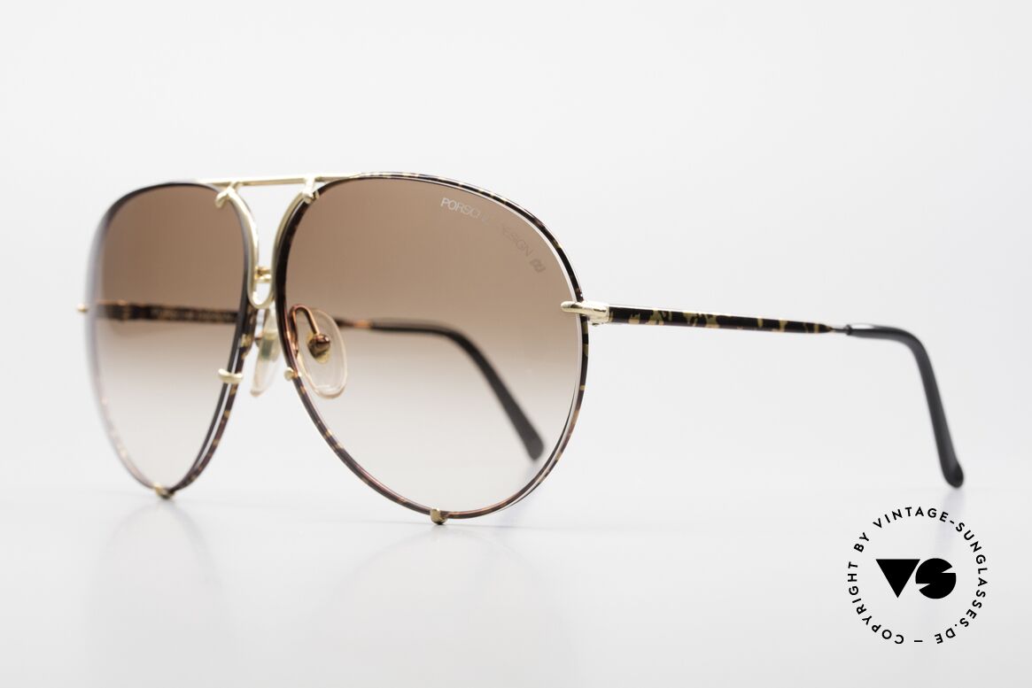 Porsche 5623 80's Shades Interchangeable, old original incl. changeable lenses and Porsche case, Made for Men and Women