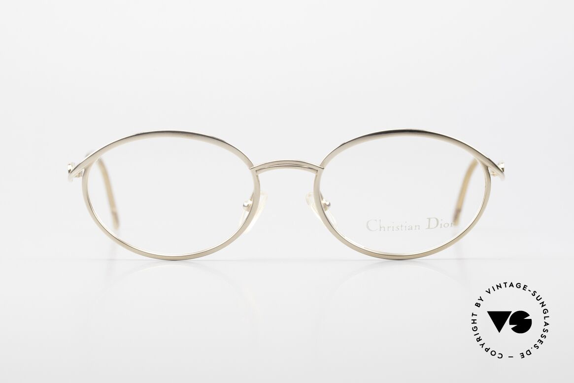 Christian Dior 2939 Ladies 90's Frame Gold Plated, beautiful 90's Chr. Dior vintage eyeglass-frame, Made for Women