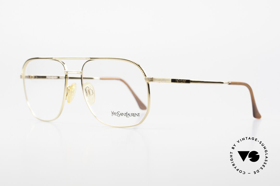 Yves Saint Laurent 4008 80s YSL Men's Frame Gold Plated, a true alternative to the ordinary 'Aviator-style', Made for Men