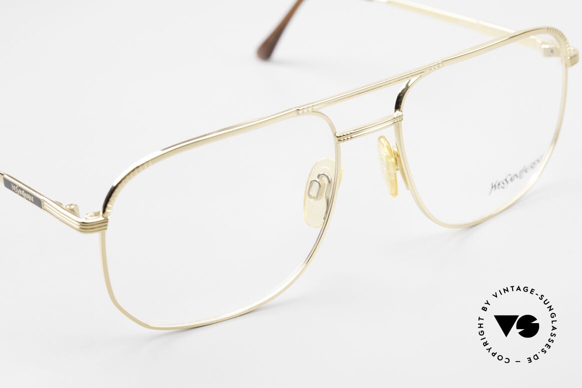 Yves Saint Laurent 4008 80s YSL Men's Frame Gold Plated, NO RETRO specs, but a rare old 80's ORIGINAL, Made for Men