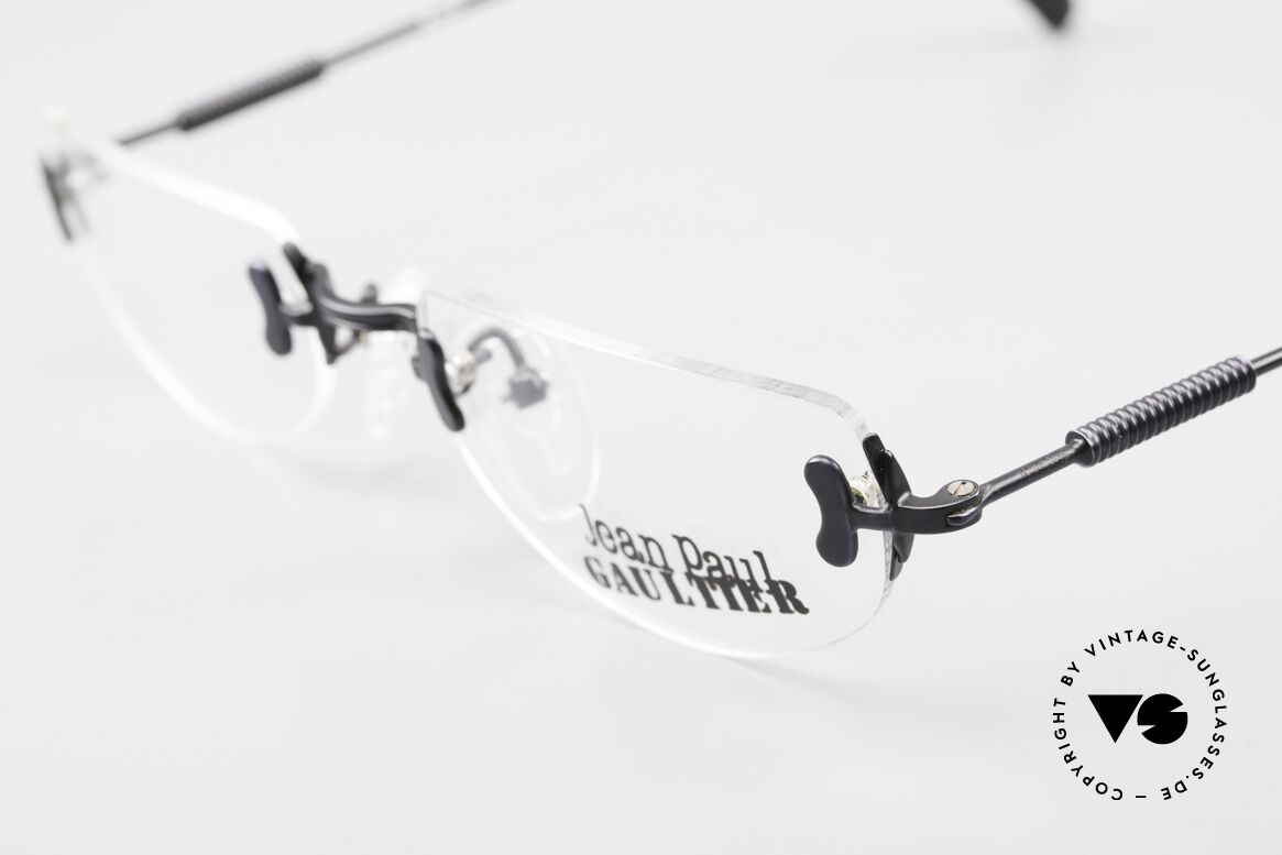 Jean Paul Gaultier 55-0174 Rimless JPG Designer Glasses, NO retro fashion, but a genuine old original from '95, Made for Men and Women