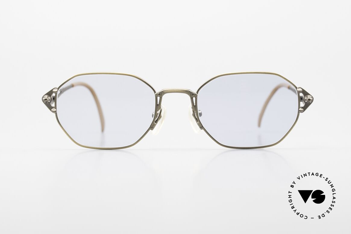 Jean Paul Gaultier 55-6106 Old 90's Designer Sunglasses, solid metal frame with many fancy details (check pics), Made for Men and Women
