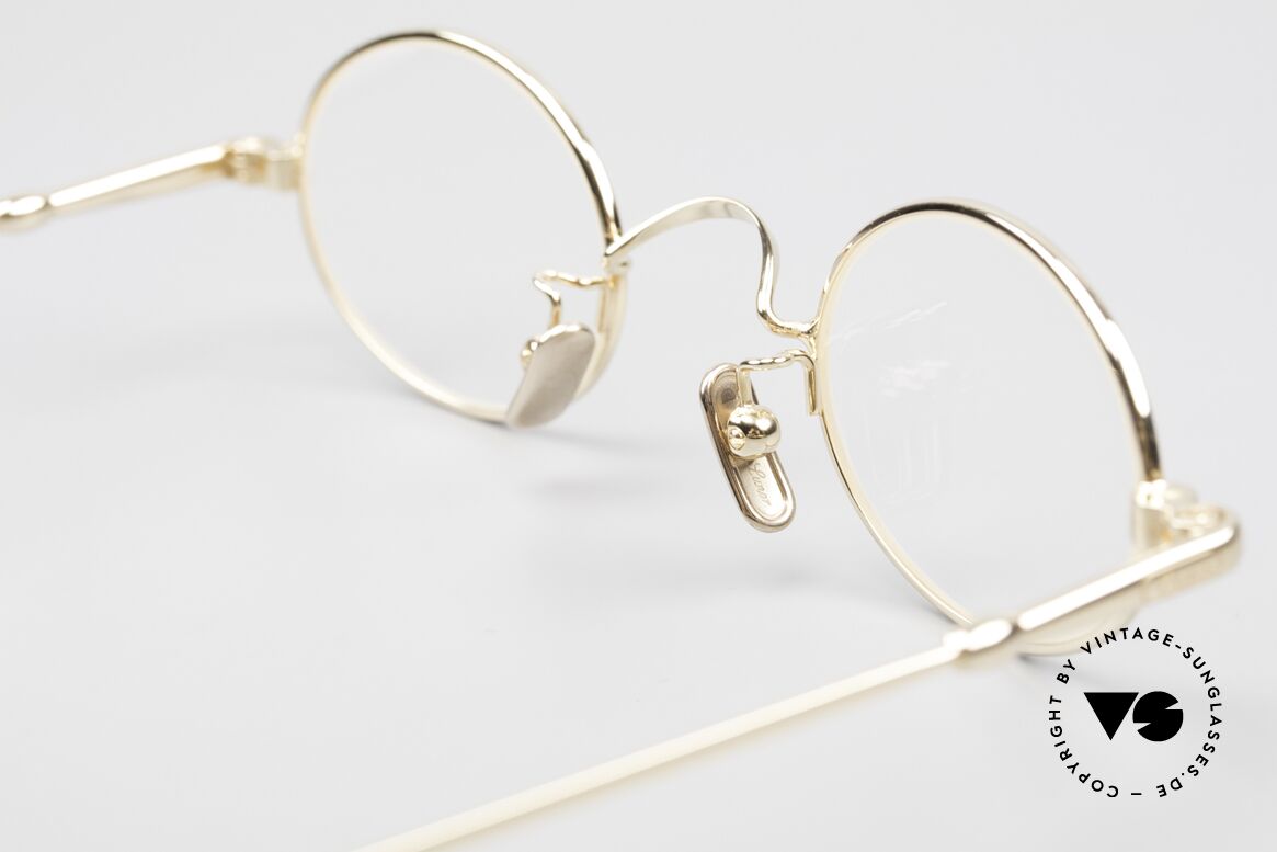 Lunor V 101 Small Oval Frame Gold Plated, Size: small, Made for Men and Women