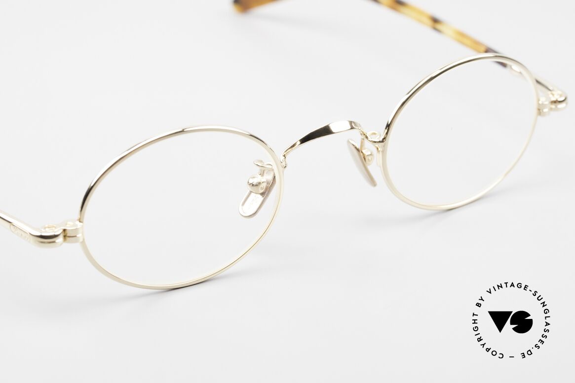 Lunor VA 100 Oval Lunor Glasses Gold Plated, unworn (like all our vintage eyewear classics by LUNOR), Made for Men and Women