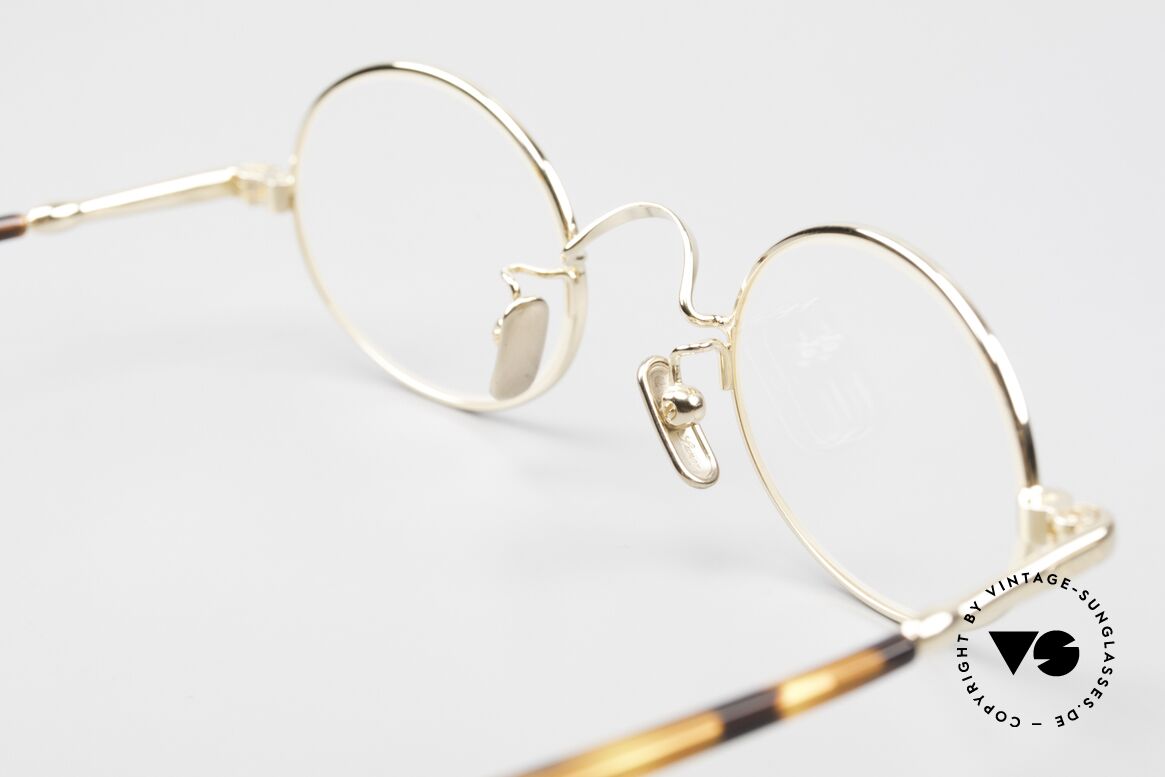 Lunor VA 100 Oval Lunor Glasses Gold Plated, Size: medium, Made for Men and Women