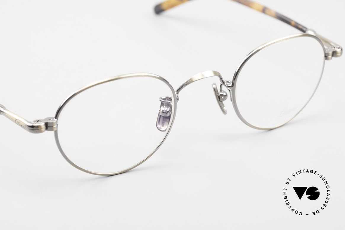 Lunor VA 107 Panto Style Antique Gold AG, top-notch craftsmanship & timeless PANTO frame design, Made for Men and Women