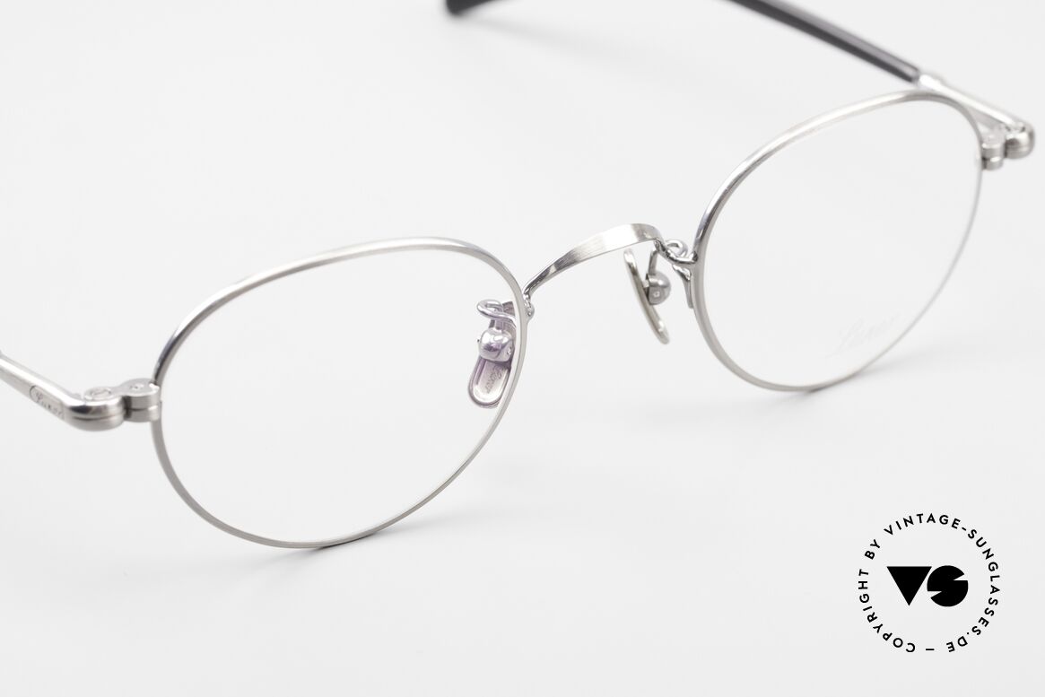 Lunor VA 107 Panto Style Antique Silver AS, top-notch craftsmanship & timeless PANTO frame design, Made for Men and Women