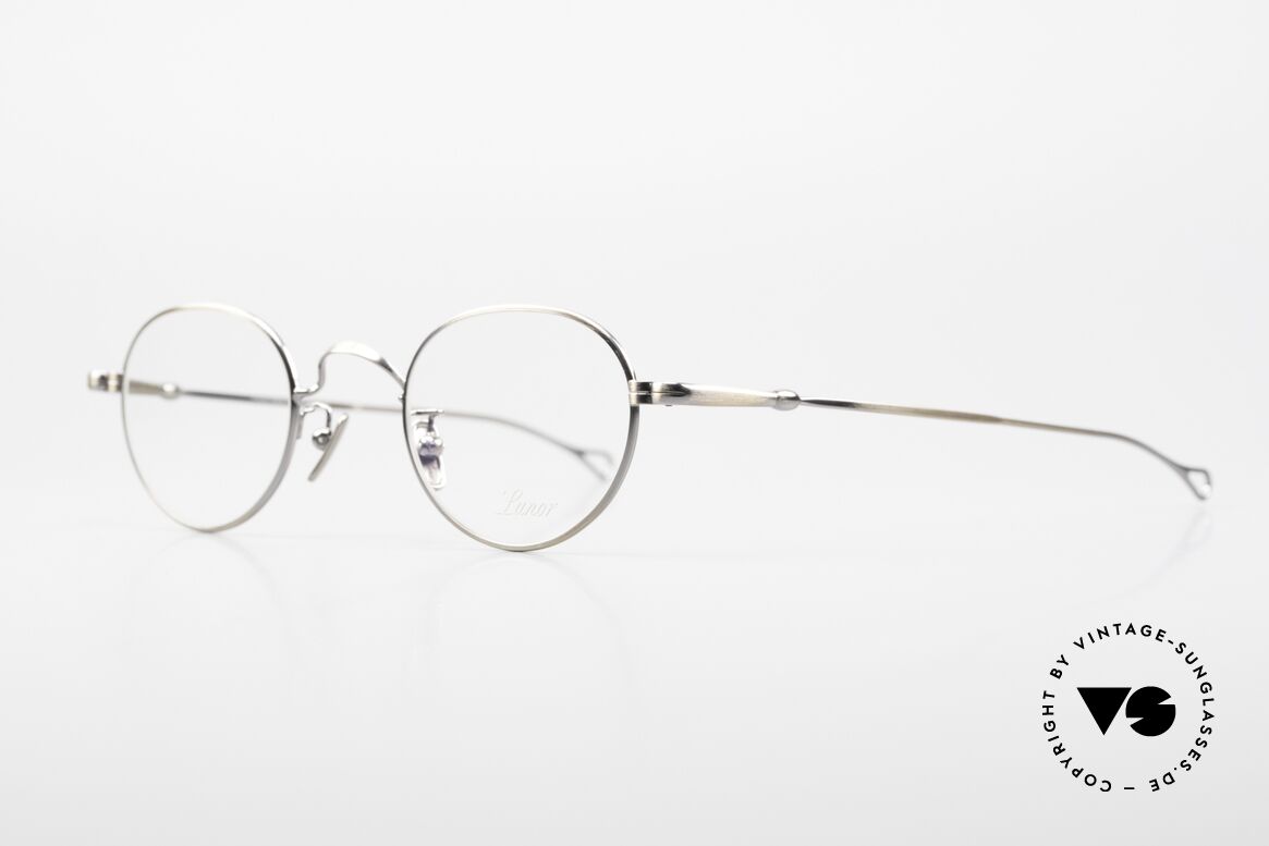 Lunor V 107 Panto Frame Antique Gold AG, without ostentatious logos (but in a timeless elegance), Made for Men and Women