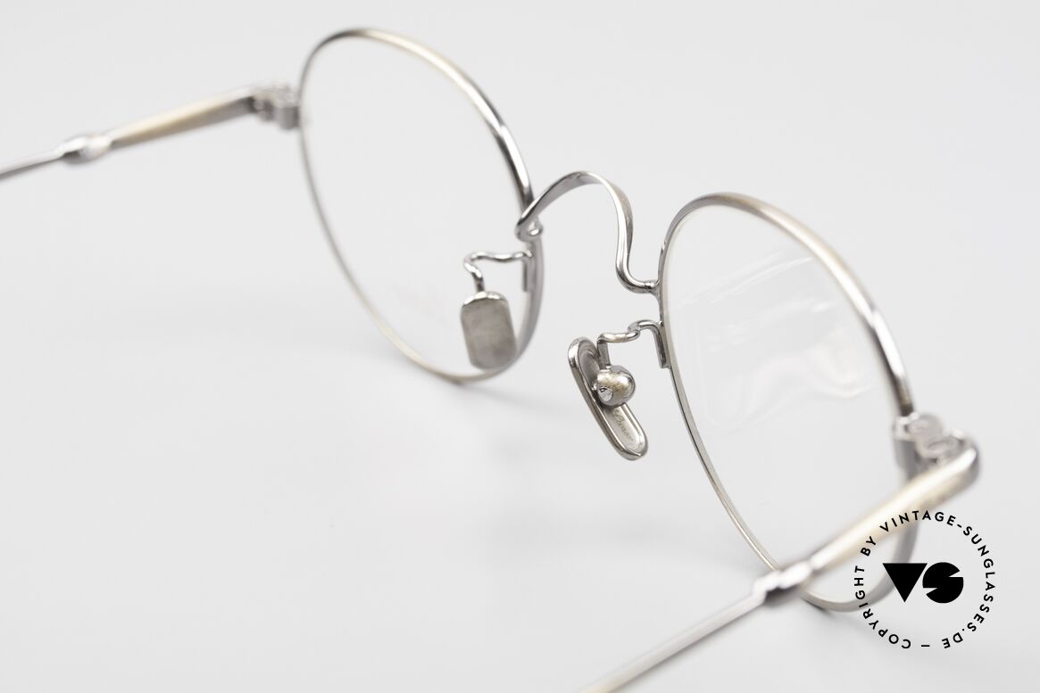 Lunor V 107 Panto Frame Antique Gold AG, Size: medium, Made for Men and Women