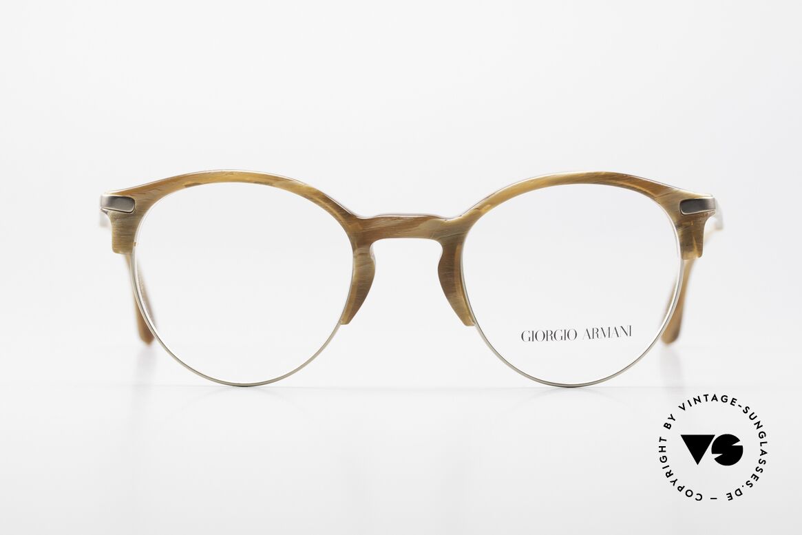 Giorgio Armani 7014 Panto Frame With Spring Hinges, timeless Giorgio Armani 'Frames of Life' eyeglasses, Made for Men and Women
