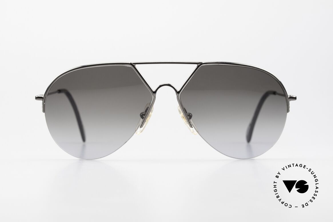 Alpina TR3 Style 80's Men's Sunglasses Aviator, semi rimless frame by Alpina (similar to mod. TR3), Made for Men
