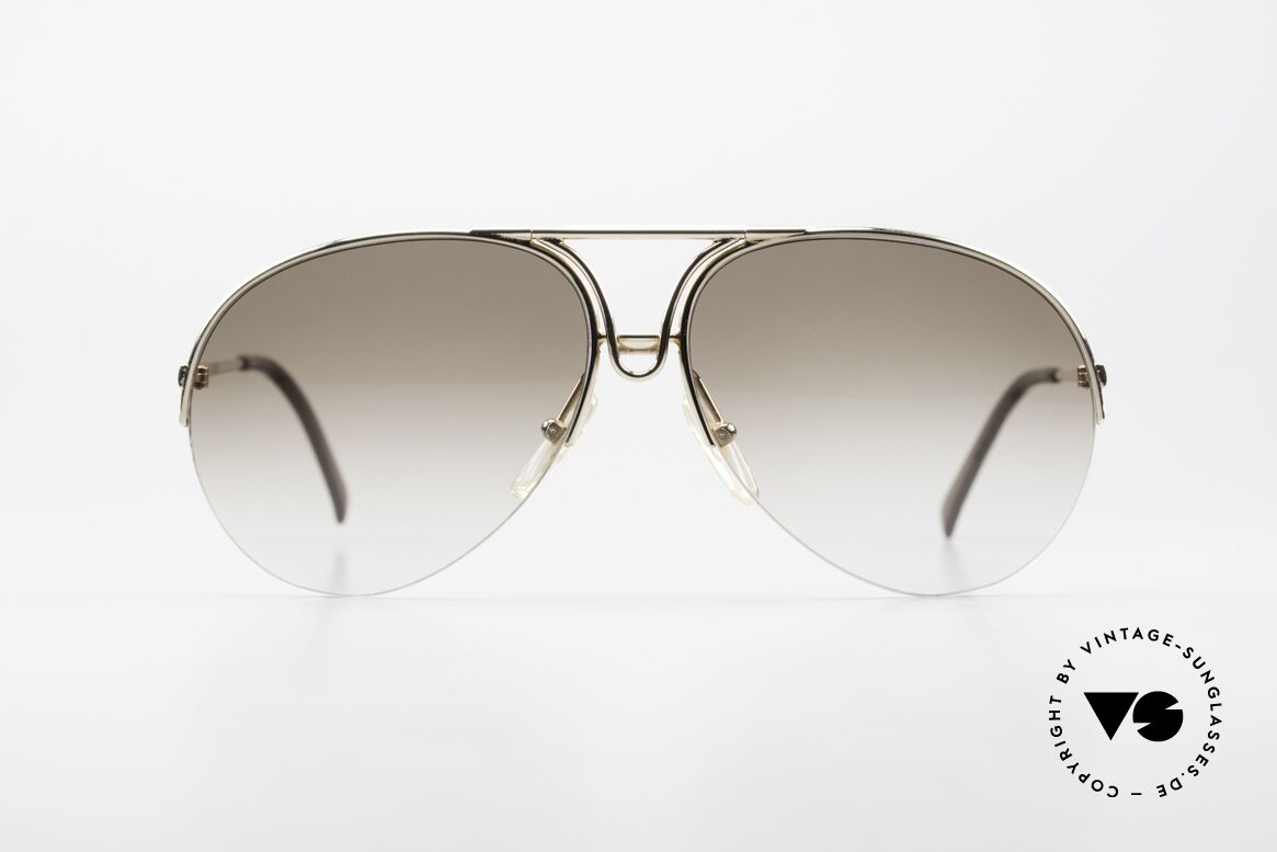 Porsche 5627 Nylor Aviator Sunglasses, half rimless frame, lightweight and 1. class fit, Made for Men and Women