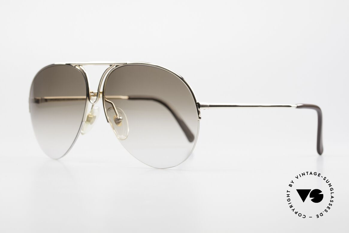 Porsche 5627 Nylor Aviator Sunglasses, classic aviator design - in LARGE size 63/15mm, Made for Men and Women