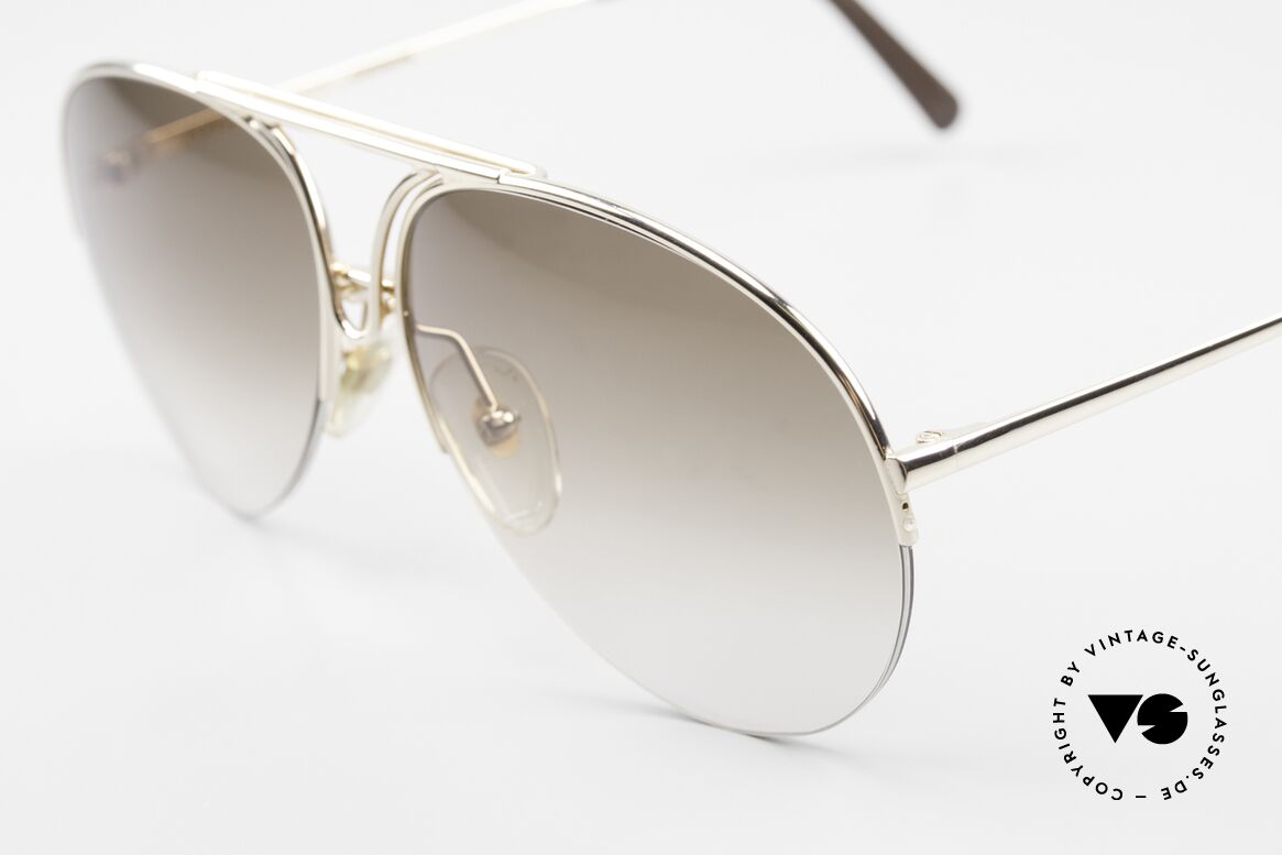 Porsche 5627 Nylor Aviator Sunglasses, never worn & with original Porsche Design case, Made for Men and Women