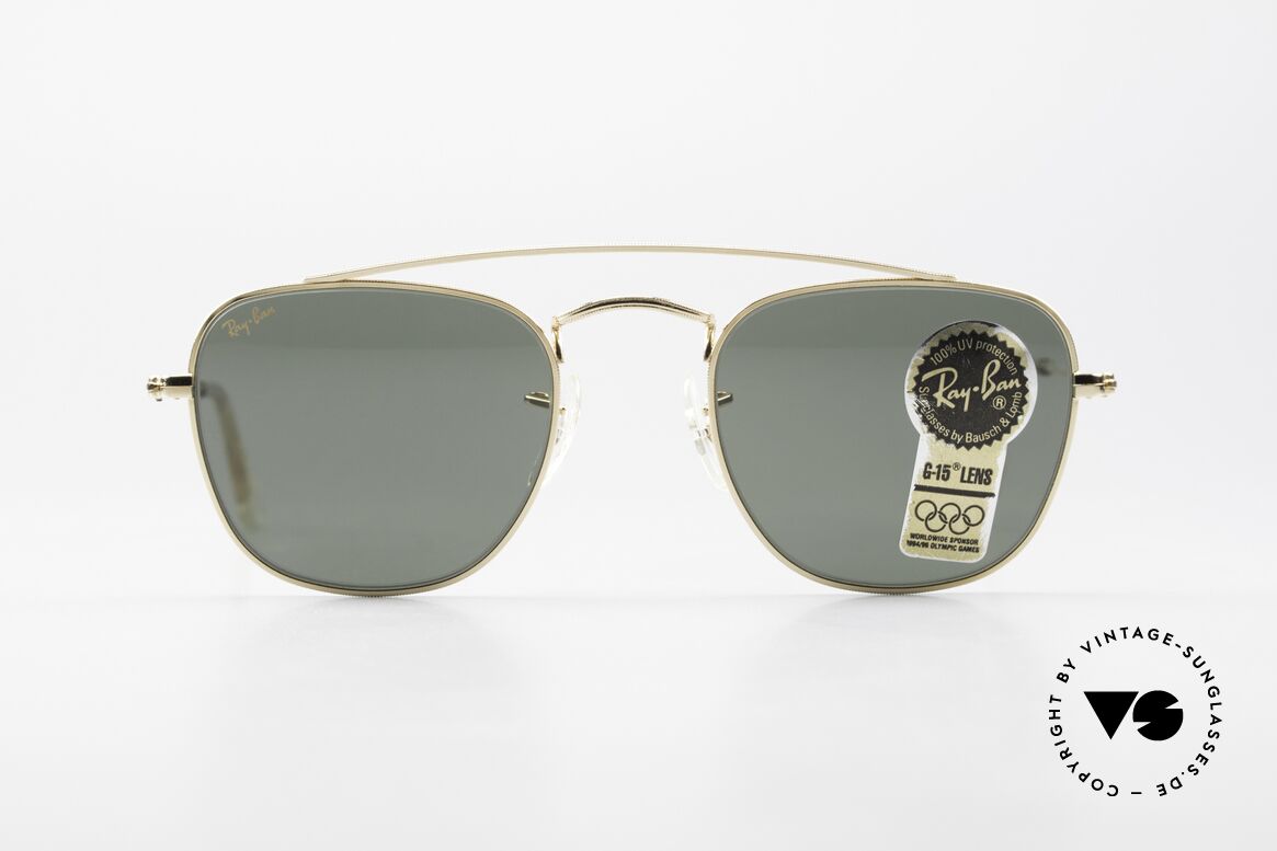 Ray Ban Classic Style V Brace Bausch & Lomb Sunglasses USA, based on Bausch&Lomb models from the 1920's, Made for Men and Women