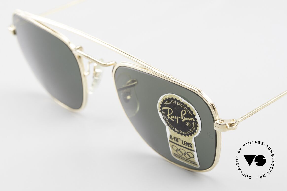 Ray Ban Classic Style V Brace Bausch & Lomb Sunglasses USA, unworn (like all our vintage 90's USA RAY-BANS), Made for Men and Women