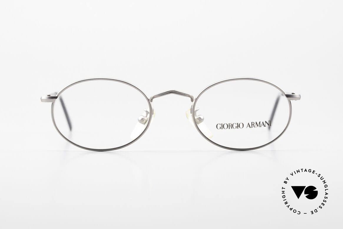 Giorgio Armani 131 Vintage Specs Oval 80's Unisex, oval GIORGIO ARMANI vintage designer eyeglasses, Made for Men and Women