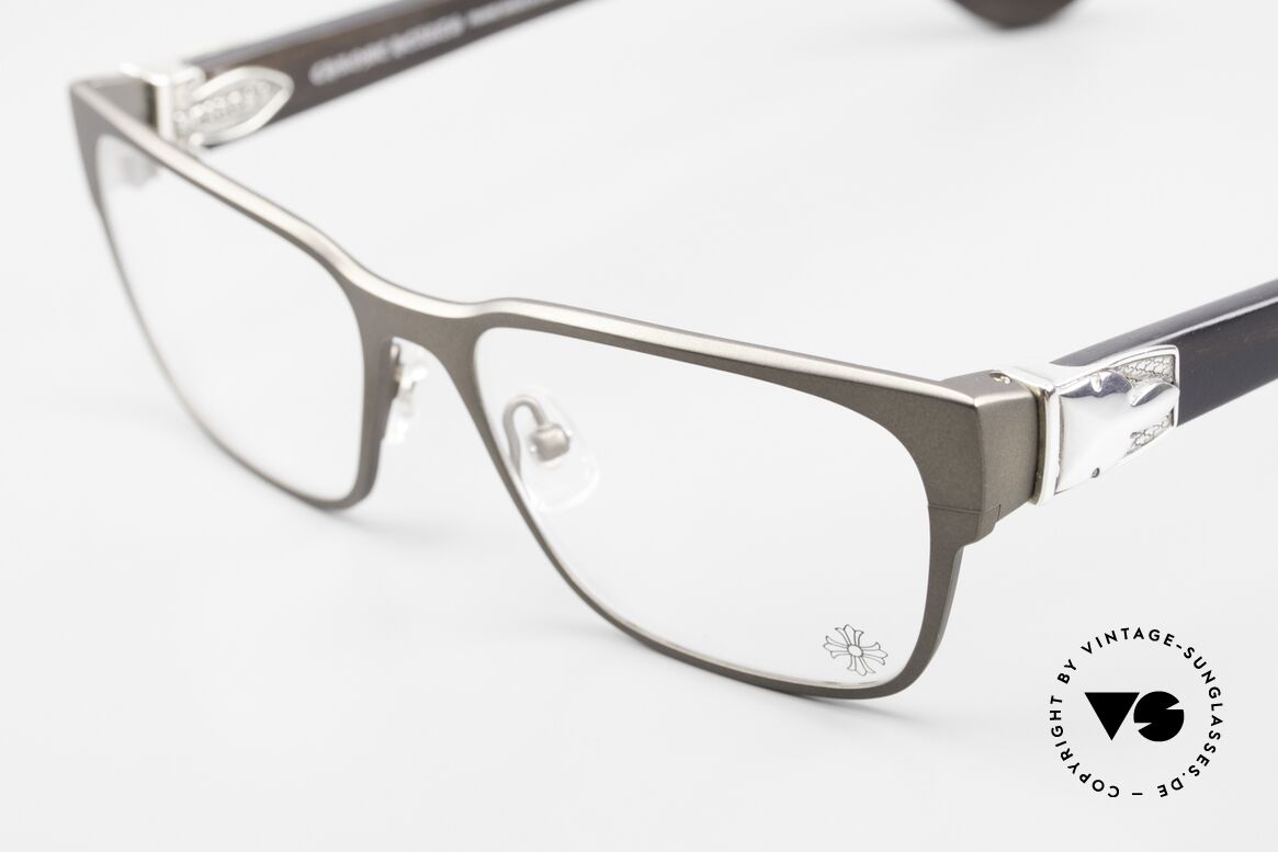 Chrome Hearts GAG'N Luxury Frame For Connoisseurs, flexible spring hinges & 925 Sterling Silver decor, Made for Men