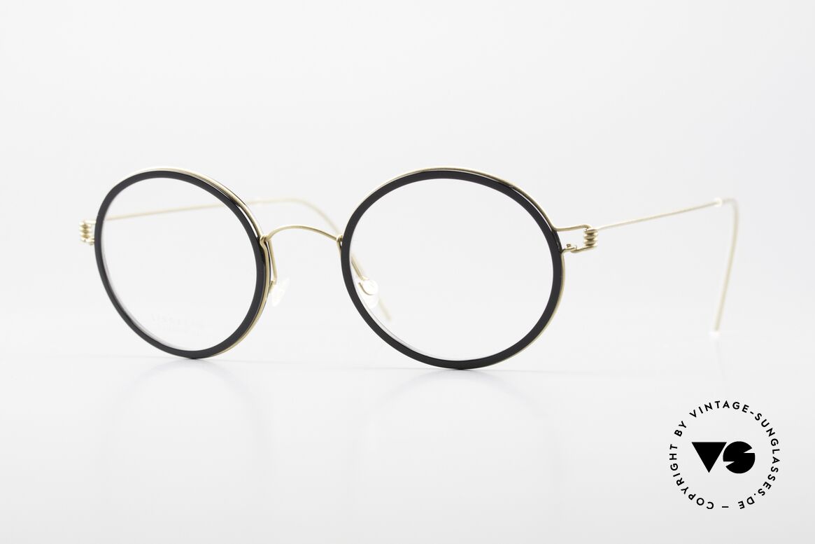 Lindberg Cameron 46 Air Titan Rim Round Titan Glasses Acetate, round glasses of the LINDBERG Air Titanium collection, Made for Men and Women
