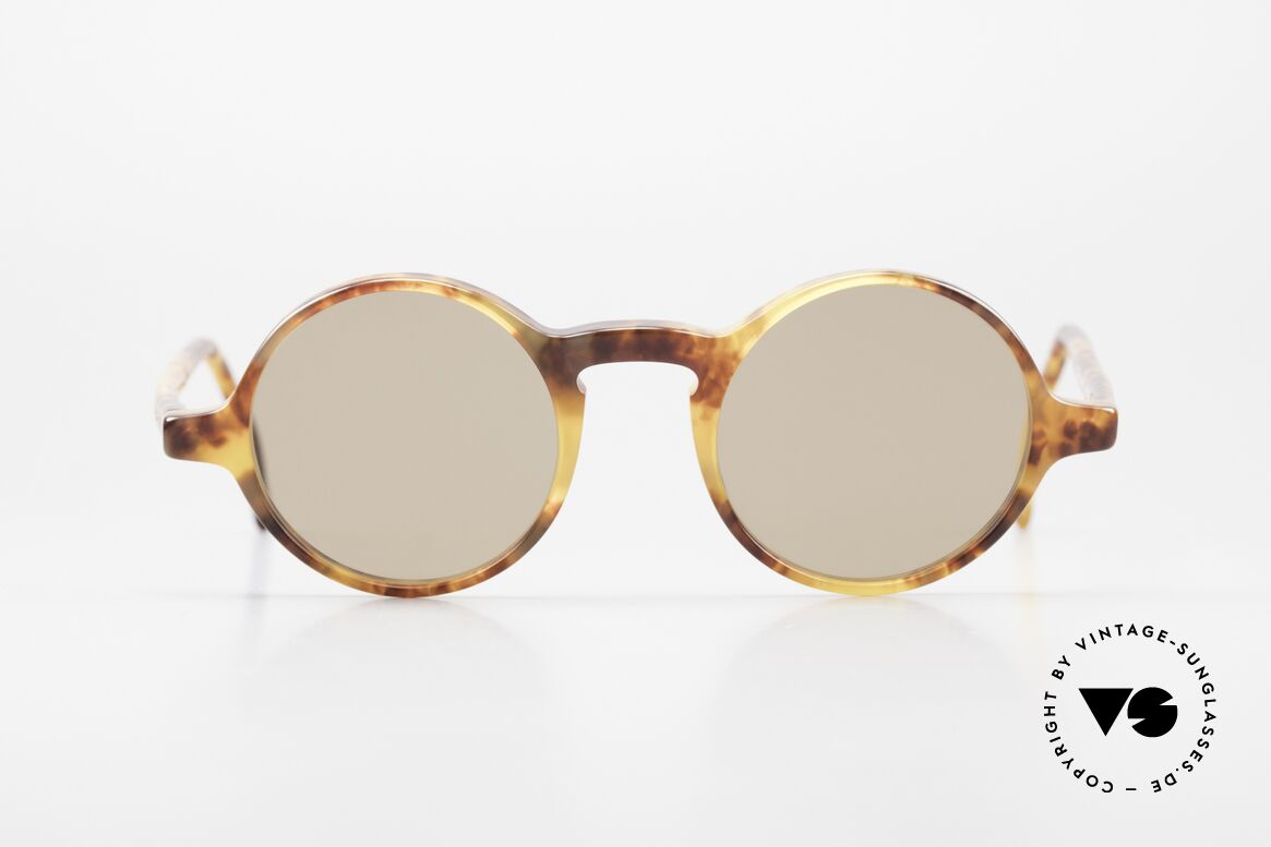 Giorgio Armani 324 Round 90's Designer Sunglasses, timeless vintage Giorgio Armani designer sunglasses, Made for Men