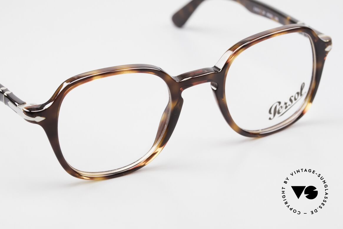 Persol 3142 Square Panto Eyeglasses Unisex, reissue of the old vintage Persol RATTI models, Made for Men and Women