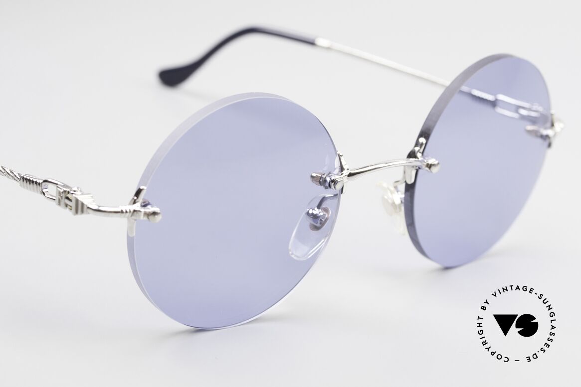 Fred Fidji Rimless Round Luxury Shades, ONE OF A KIND! You won't find this version elsewhere!, Made for Men