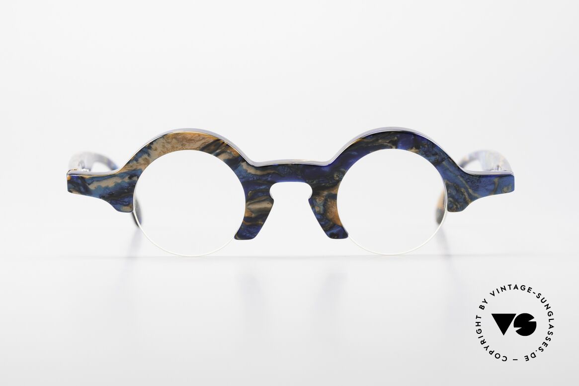 Proksch's A2 Futuristic Round 90's Eyeglasses, Proksch rarity for character heads / individualists, Made for Men and Women