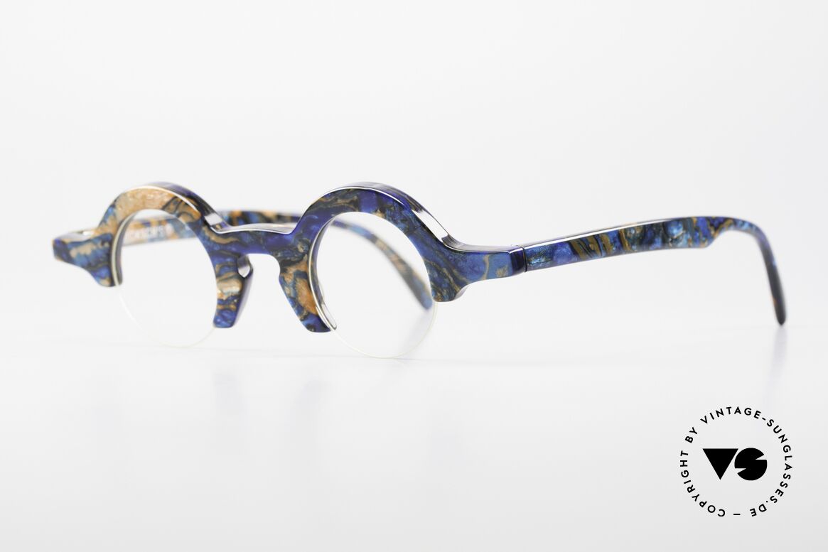 Proksch's A2 Futuristic Round 90's Eyeglasses, futuristic design from back in the days (mid 90's), Made for Men and Women